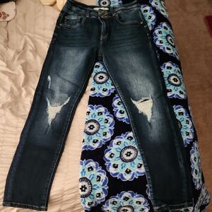 KanCan Dark Blue Distressed Skinny Jeans